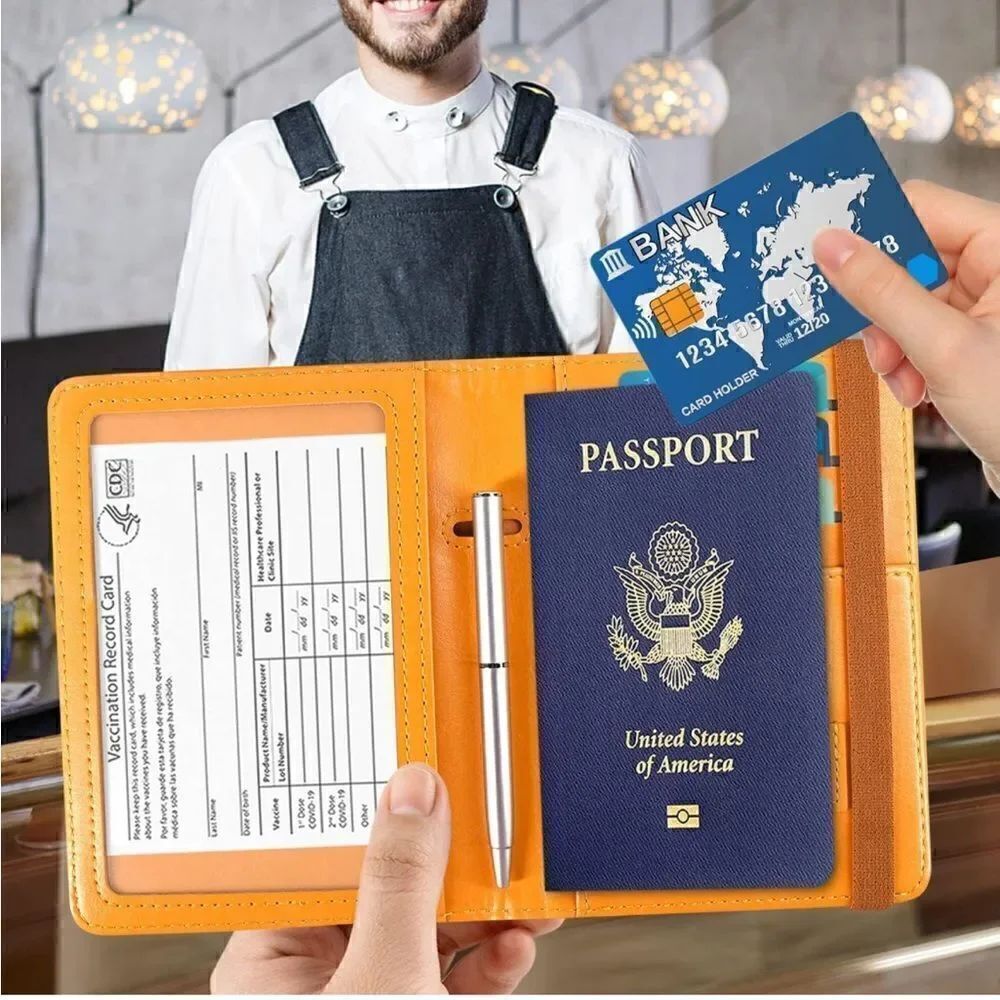 Leather Passport Cover - Picture 3 of 5